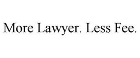 MORE LAWYER. LESS FEE.