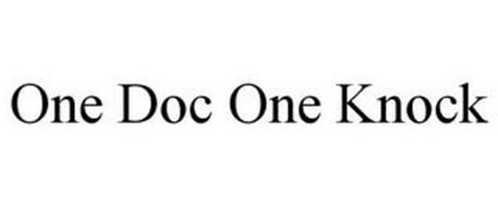 ONE DOC ONE KNOCK