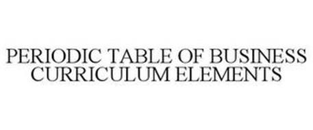 PERIODIC TABLE OF BUSINESS CURRICULUM ELEMENTS