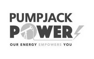 PUMPJACK POWER OUR ENERGY EMPOWERS YOU