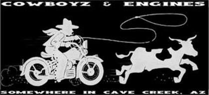 COWBOYZ AND ENGINES SOMEWHERE IN CAVE CREEK, AZ