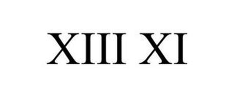 XIII XI