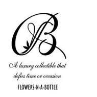 FB A LUXURY COLLECTIBLE THAT DEFIES TIME OR OCCASION FLOWERS-N-A-BOTTLE