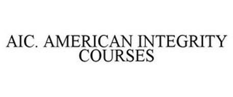 AIC. AMERICAN INTEGRITY COURSES