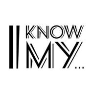 I KNOW MY...