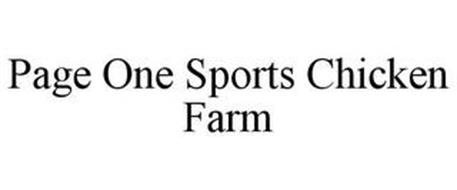 PAGE ONE SPORTS CHICKEN FARM