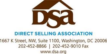 DIRECT SELLING ASSOCIATION DSA 1667 K STREET, MW, SUITE 1100, WASHINGTON DC 20006