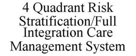4 QUADRANT RISK STRATIFICATION/FULL INTEGRATION CARE MANAGEMENT SYSTEM