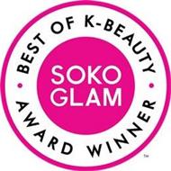 SOKO GLAM BEST OF K-BEAUTY AWARD WINNER