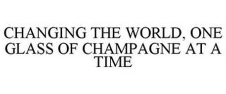 CHANGING THE WORLD, ONE GLASS OF CHAMPAGNE AT A TIME