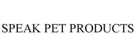 SPEAK PET PRODUCTS