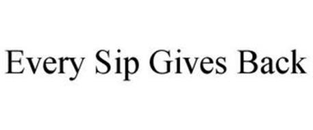 EVERY SIP GIVES BACK