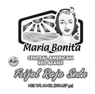 MARIA BONITA CENTRAL AMERICAN RED BEANSBEANS FOR HEALTH FRIJOL ROJO SEDA NET.WT. 64 OZ. (1814.37 GR.)