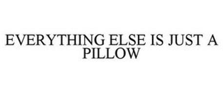 EVERYTHING ELSE IS JUST A PILLOW