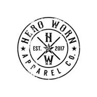HERO WORN APPAREL CO. EST. 2017 H W