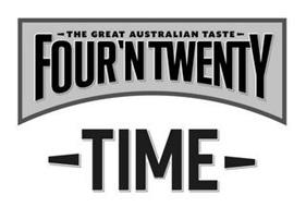 THE GREAT AUSTRALIAN TASTE FOUR'N TWENTY TIME