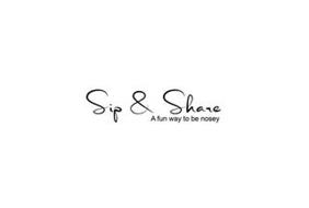 SIP & SHARE A FUN WAY TO BE NOSEY