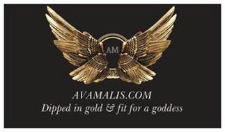 AM AVAMALIS.COM DIPPED IN GOLD & FIT FOR A GODDESS