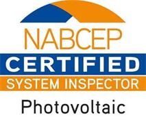 NABCEP CERTIFIED SYSTEM INSPECTOR PHOTOVOLTAIC