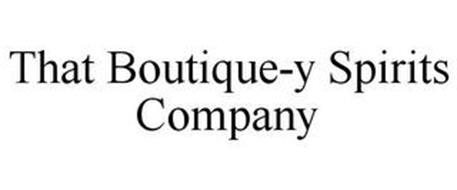 THAT BOUTIQUE-Y SPIRITS COMPANY