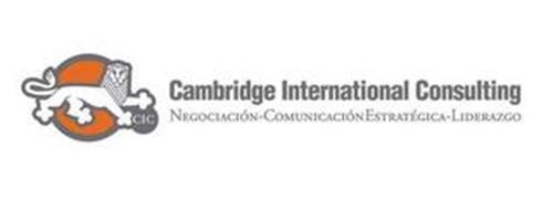CIC CAMBRIDGE INTERNATIONAL CONSULTING NEGOCIACIÓN-COMUNICACIÓN ESTRATÉGICA-LIDERAZGO