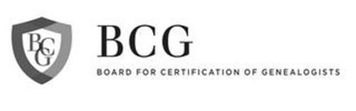 BCG BOARD FOR CERTIFICATION OF GENEALOGISTS