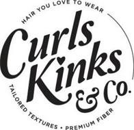 HAIR YOU LOVE TO WEAR CURLS KINKS & CO.TAILORED TEXTURES · PREMIUM FIBER