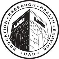 · UAB · EDUCATION · RESEARCH · HEALTH ·SERVICE · UAB UAB