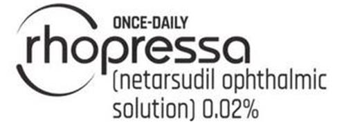 ONCE-DAILY RHOPRESSA (NETARSUDIL OPHTHALMIC SOLUTION) 0.02%