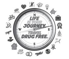 LIFE IS YOUR JOURNEY. TRAVEL DRUG FREE.NSEW