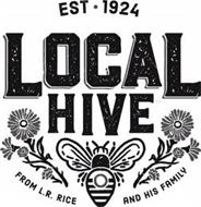 EST · 1924 LOCAL HIVE FROM L.R. RICE AND HIS FAMILY
