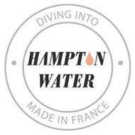 DIVING INTO HAMPTON WATER MADE IN FRANCE