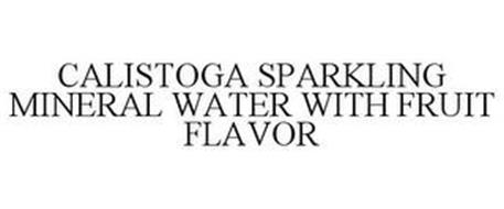 CALISTOGA SPARKLING MINERAL WATER WITH FRUIT FLAVOR