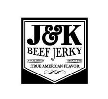 J&K BEEF JERKY ESTABLISHED SINCE 1980 .TRUE AMERICAN FLAVOR.