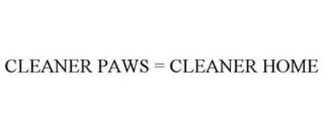 CLEANER PAWS = CLEANER HOME