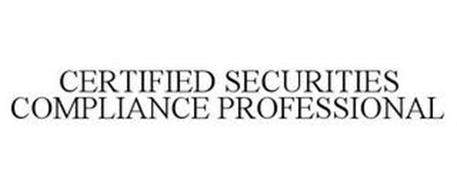 CERTIFIED SECURITIES COMPLIANCE PROFESSIONAL