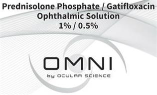 PREDNISOLONE PHOSPHATE / GATIFLOXACIN OPHTHALMIC SOLUTION 1% / 0.5% OMNI BY OCULAR SCIENCE