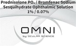 PREDNISOLONE PO4 / BROMFENAC SODIUM SESQUIHYDRATE OPHTHALMIC SOLUTION 1% / 0.07% OMNI BY OCULAR SCIENCE