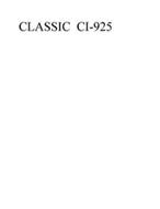 CLASSIC CI-925