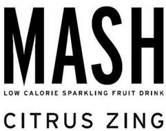 MASH LOW CALORIE SPARKLING FRUIT DRINK CITRUS ZING