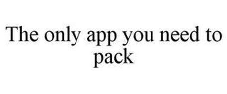 THE ONLY APP YOU NEED TO PACK