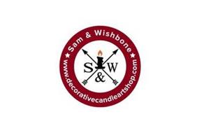 SAM & WISHBONE S & W WWW.DECORATIVECANDLEARTSHOP.COM