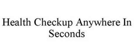 HEALTH CHECKUP ANYWHERE IN SECONDS