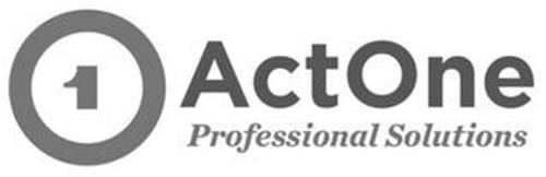 1 ACTONE PROFESSIONAL SOLUTIONS