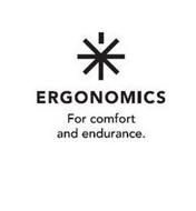 ERGONOMICS FOR COMFORT AND ENDURANCE.