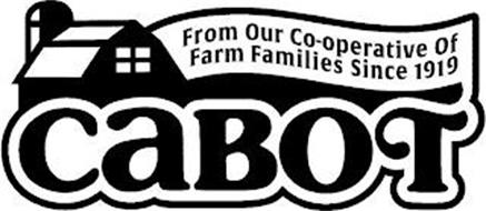 CABOT FROM OUR CO-OPERATIVE OF FARM FAMILIES SINCE 1919