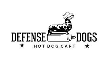 DEFENSE DOGS HOT DOG CART