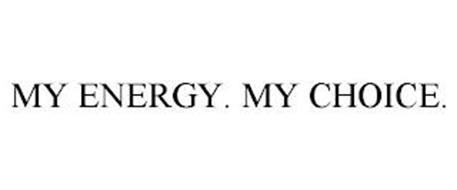 MY ENERGY. MY CHOICE.