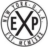 EXP NEW YORK - U.S.A. EST. MCMLXXX