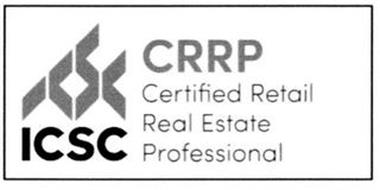 ICSC CRRP CERTIFIED RETAIL REAL ESTATE PROFESSIONAL